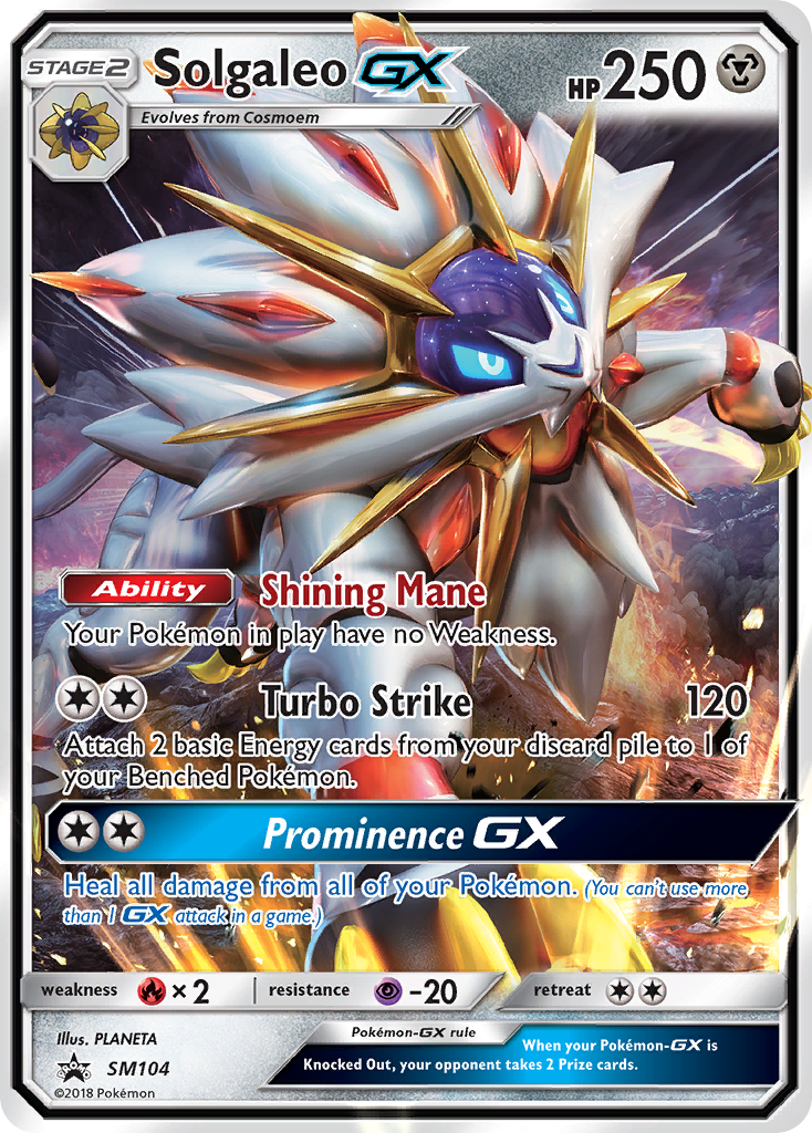 Solgaleo GX (SM104) [Sun & Moon: Black Star Promos] | Nerdhalla Games