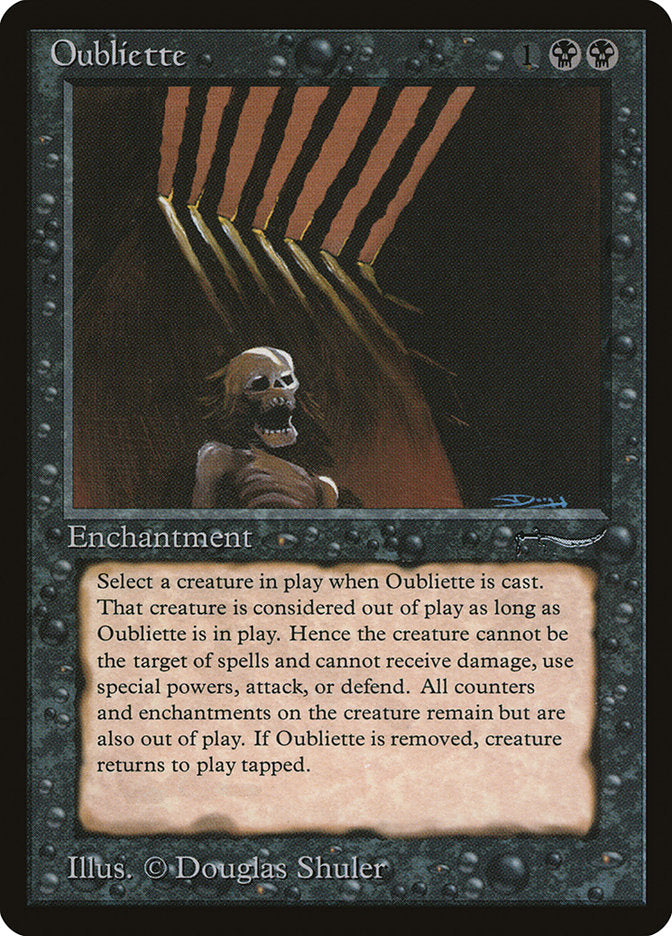 Oubliette (Dark Mana Cost) [Arabian Nights] | Nerdhalla Games