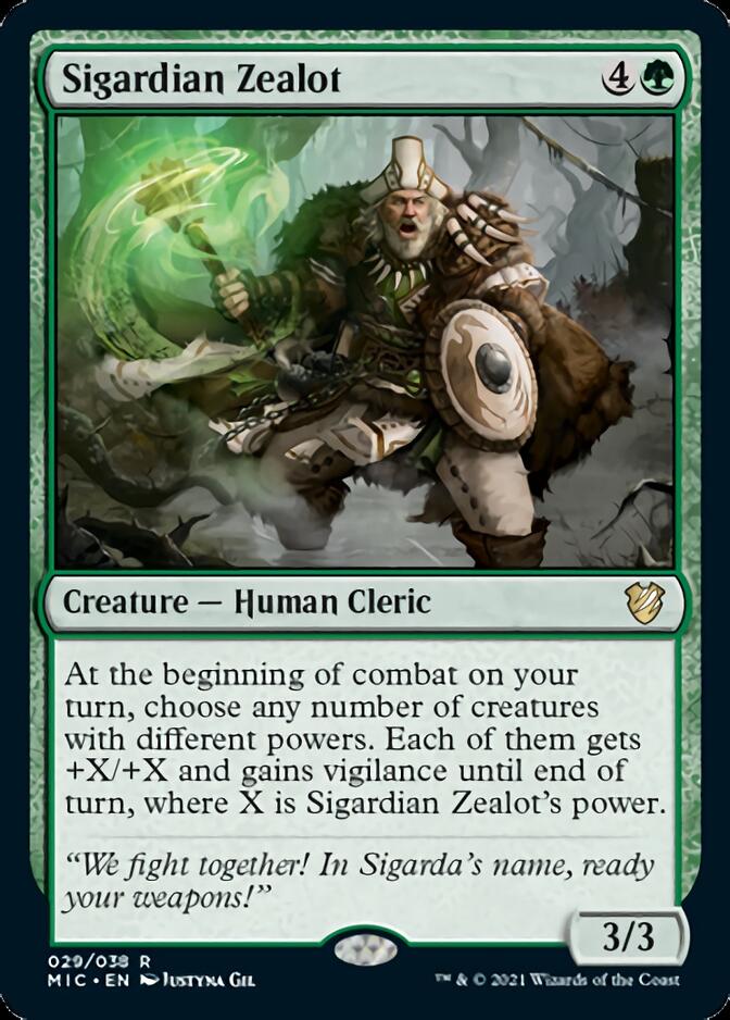 Sigardian Zealot [Innistrad: Midnight Hunt Commander] | Nerdhalla Games