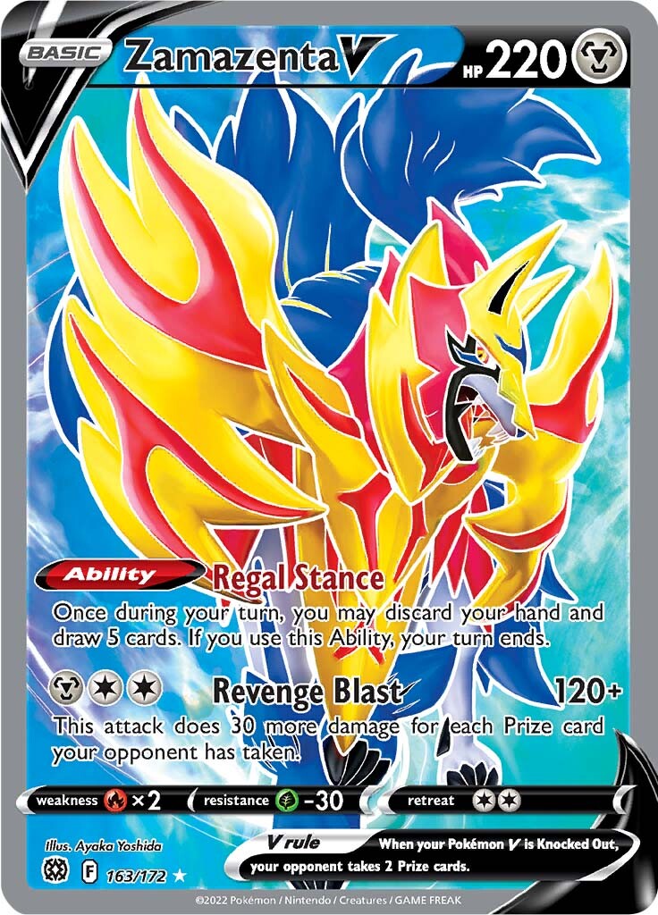 Zamazenta V (163/172) [Sword & Shield: Brilliant Stars] | Nerdhalla Games