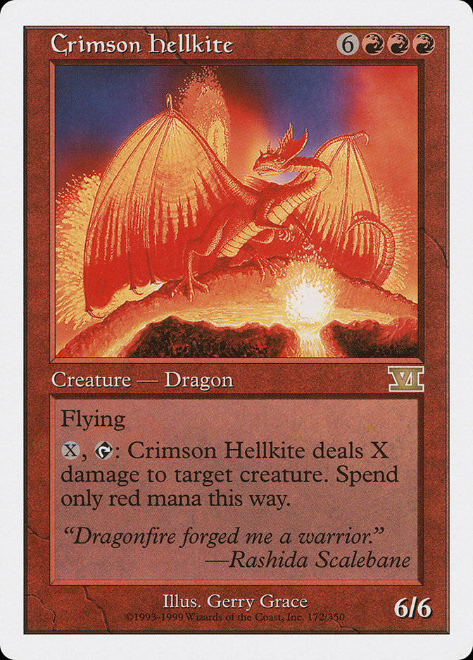 Crimson Hellkite [Classic Sixth Edition] | Nerdhalla Games