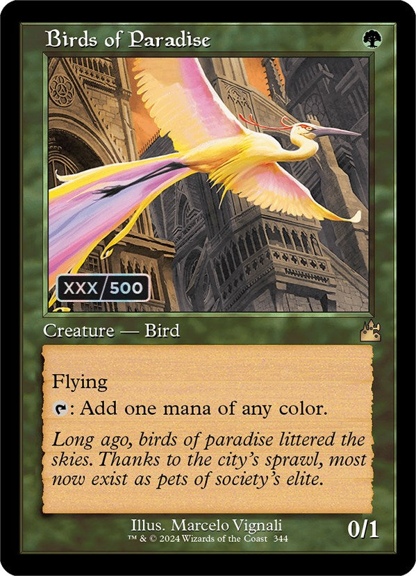 Birds of Paradise (Retro) (Serialized) [Ravnica Remastered] | Nerdhalla Games