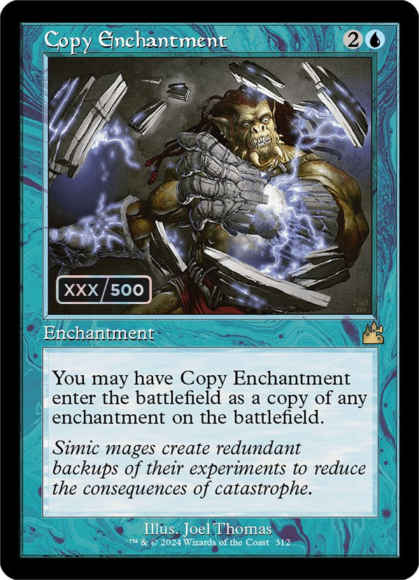 Copy Enchantment (Retro) (Serialized) [Ravnica Remastered] | Nerdhalla Games