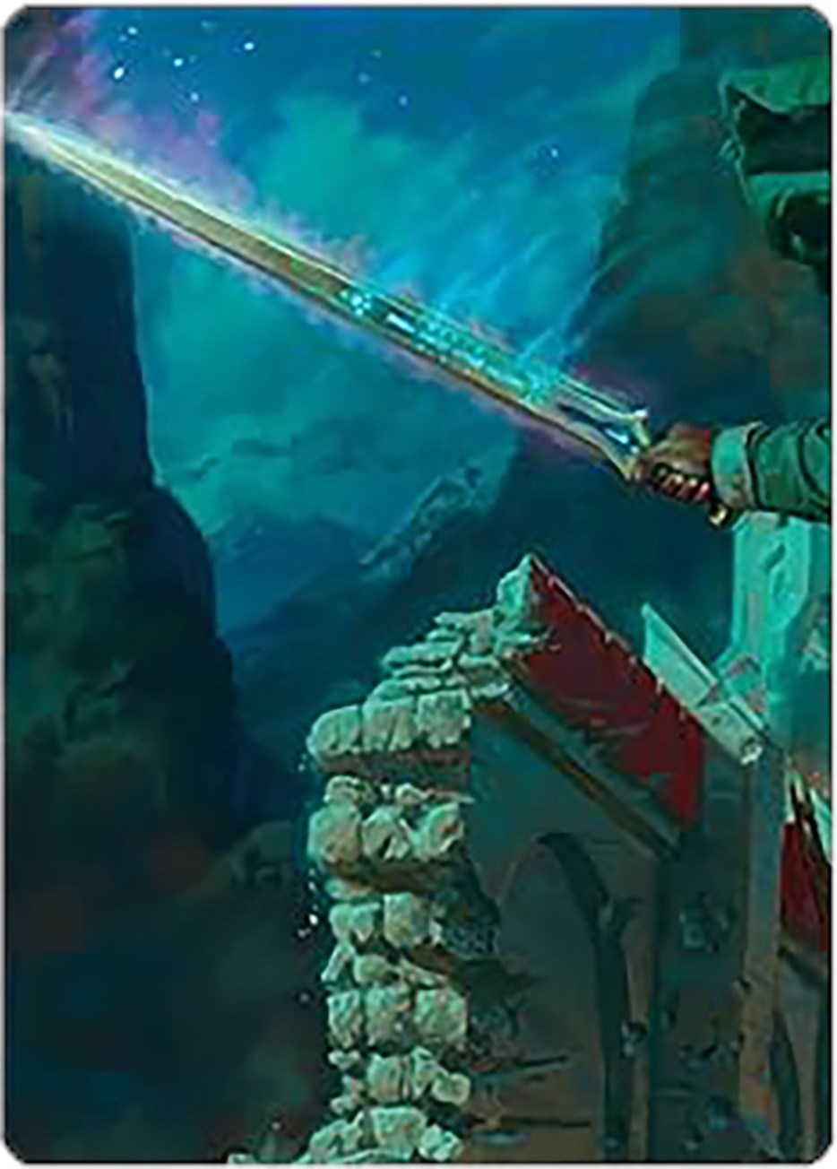 Anduril, Narsil Reforged Art Card [The Lord of the Rings: Tales of Middle-earth Art Series] | Nerdhalla Games