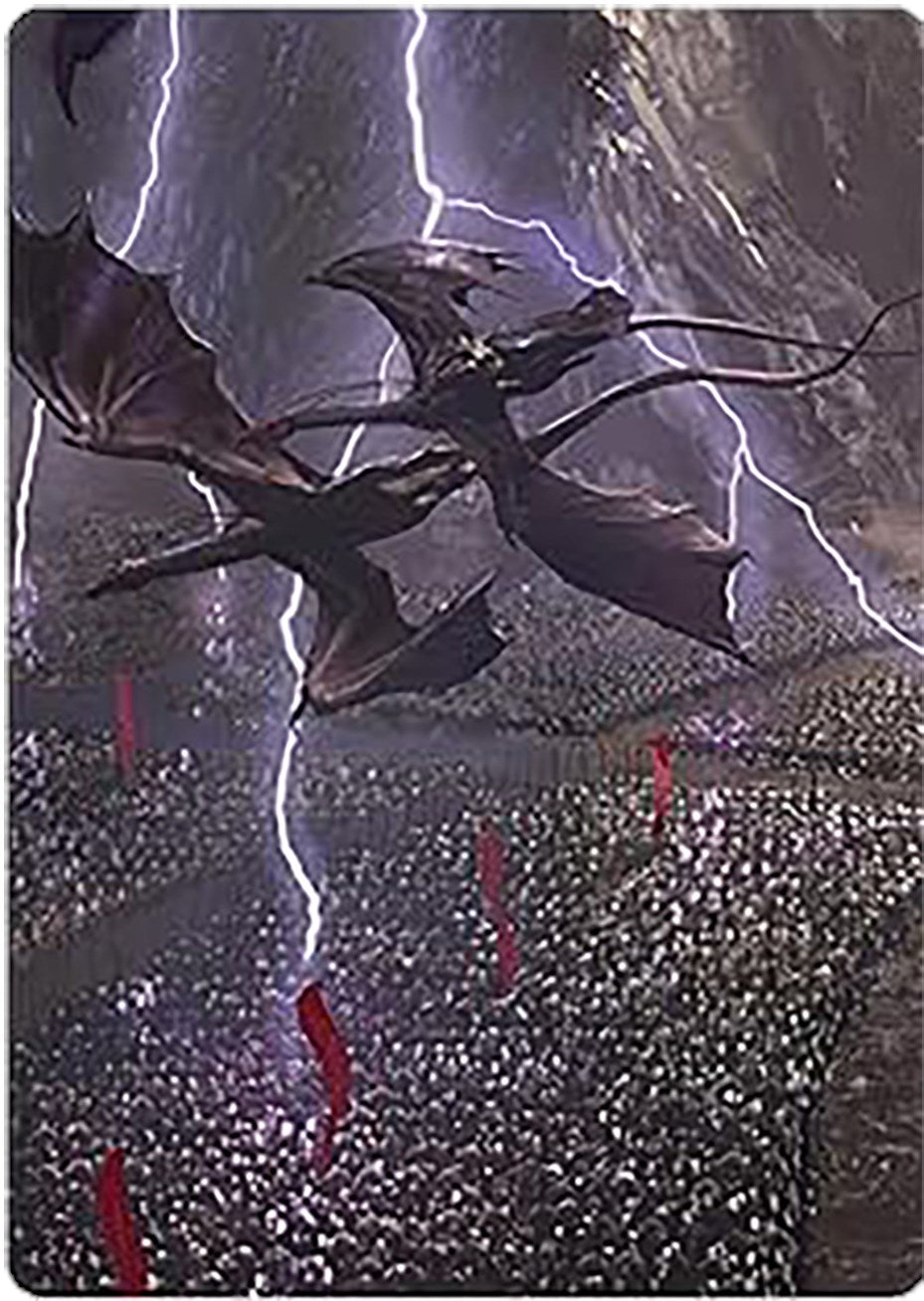 Mordor on the March Art Card [The Lord of the Rings: Tales of Middle-earth Art Series] | Nerdhalla Games