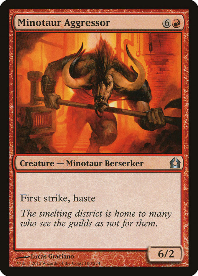 Minotaur Aggressor [Return to Ravnica] | Nerdhalla Games