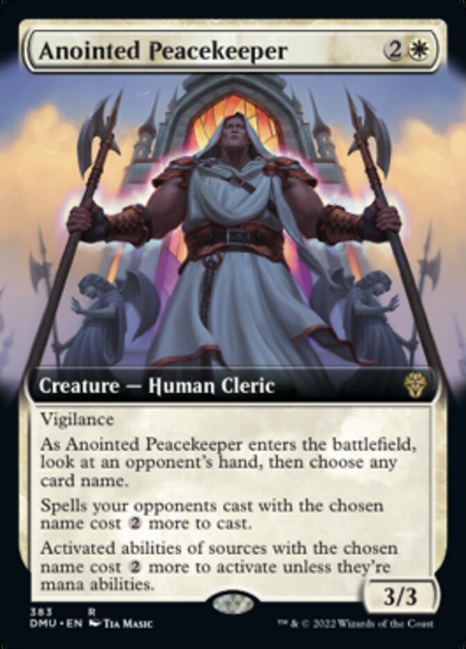 Anointed Peacekeeper (Extended Art) [Dominaria United] | Nerdhalla Games