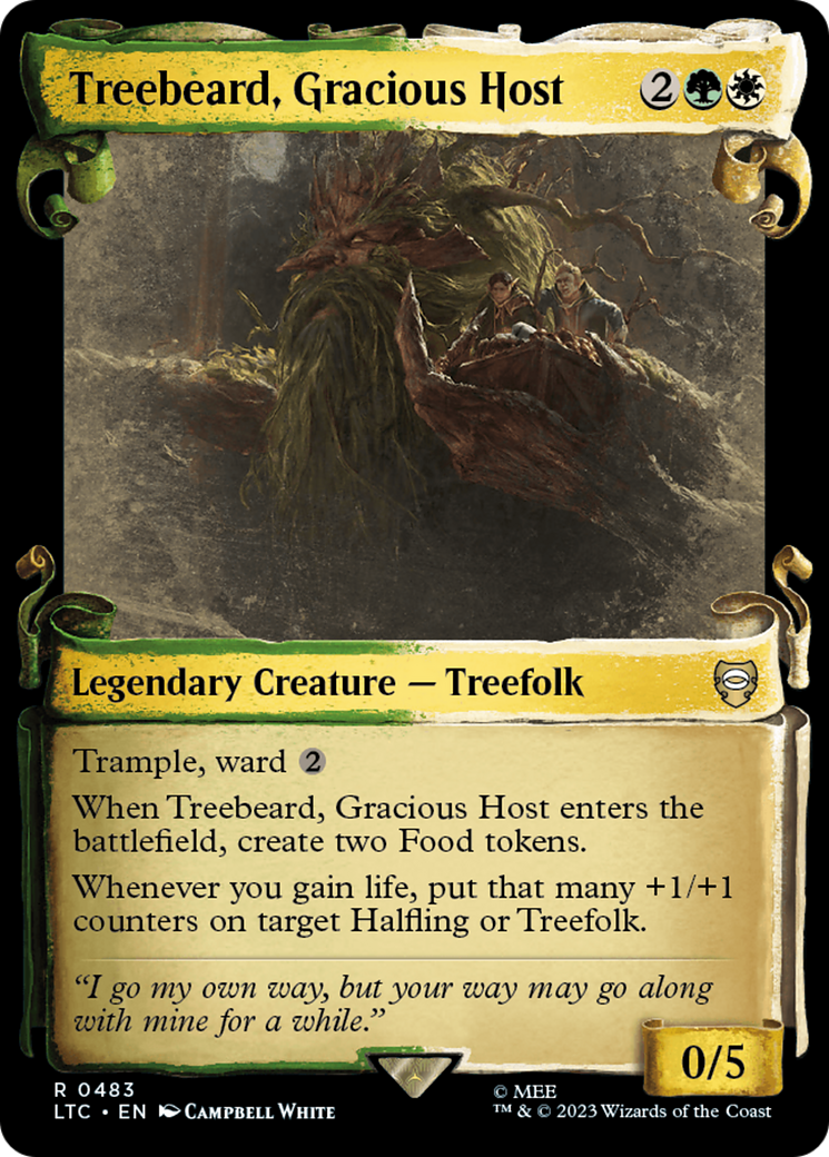 Treebeard, Gracious Host [The Lord of the Rings: Tales of Middle-Earth Commander Showcase Scrolls] | Nerdhalla Games