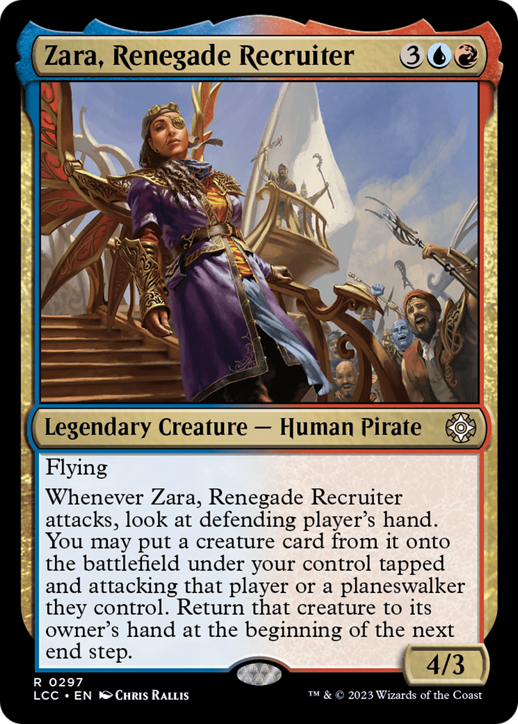 Zara, Renegade Recruiter [The Lost Caverns of Ixalan Commander] | Nerdhalla Games