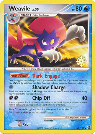 Weavile (40/132) [Countdown Calendar Promos] | Nerdhalla Games