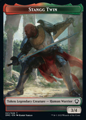 Soldier // Stangg Twin Double-sided Token [Dominaria United Tokens] | Nerdhalla Games