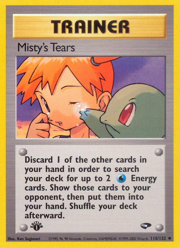 Misty's Tears (118/132) [Gym Challenge 1st Edition] | Nerdhalla Games