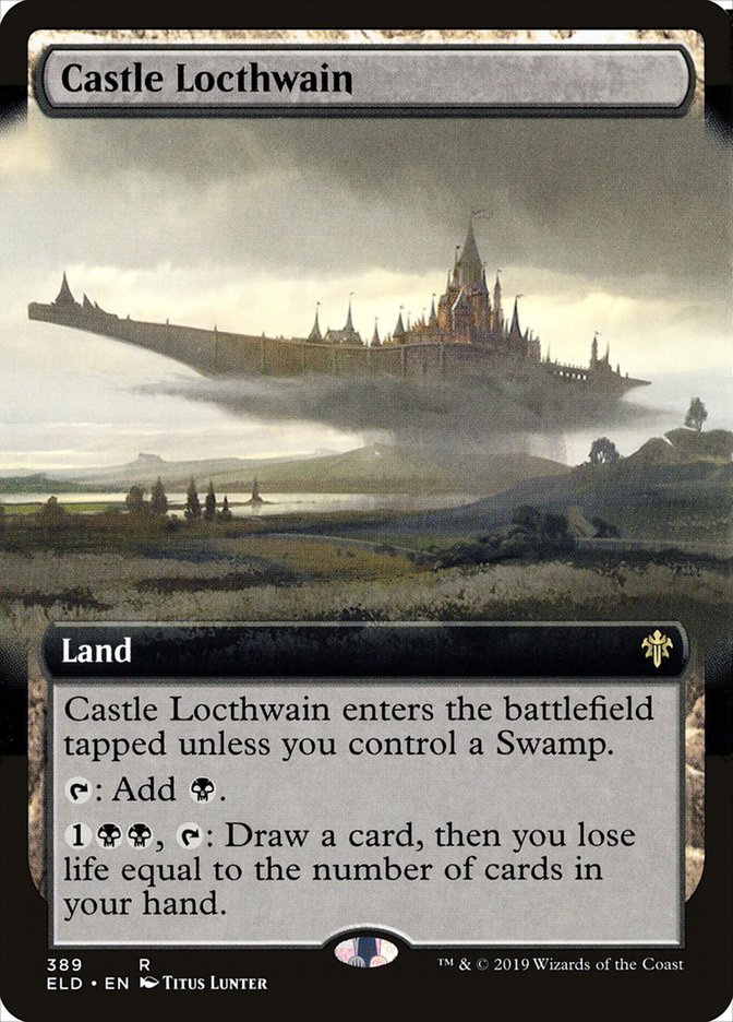 Castle Locthwain (Extended Art) [Throne of Eldraine] | Nerdhalla Games