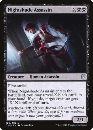 Nightshade Assassin [Commander 2019] | Nerdhalla Games