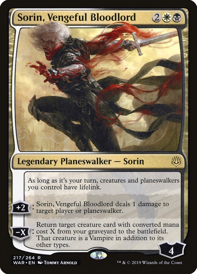 Sorin, Vengeful Bloodlord [War of the Spark] | Nerdhalla Games