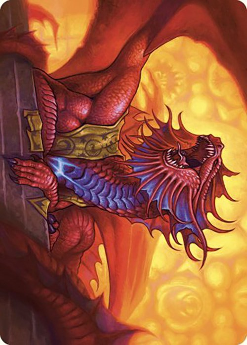 Niv-Mizzet, Guildpact Art Card (44/49) [Murders at Karlov Manor Art Series] | Nerdhalla Games