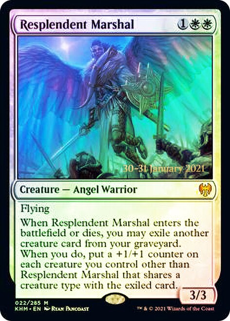 Resplendent Marshal  [Kaldheim Prerelease Promos] | Nerdhalla Games