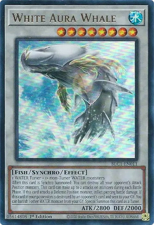 White Aura Whale [BLC1-EN011] Ultra Rare | Nerdhalla Games