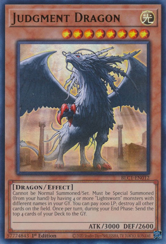 Judgment Dragon [BLC1-EN012] Ultra Rare | Nerdhalla Games