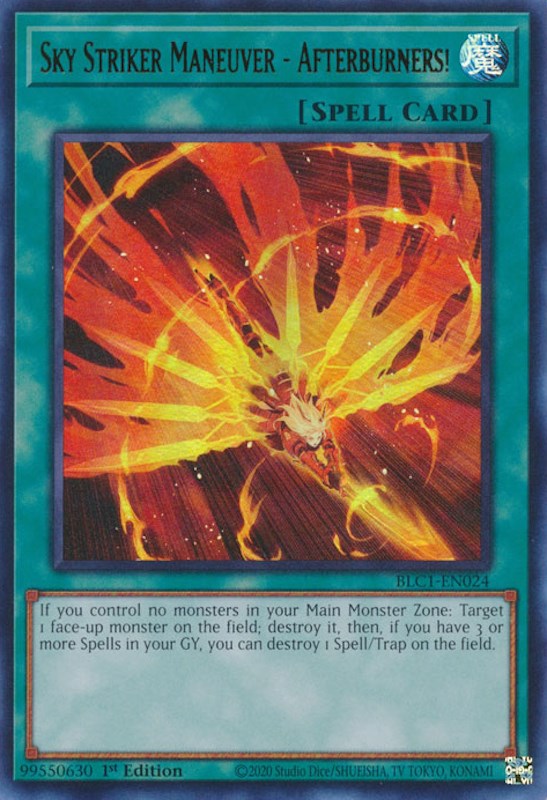 Sky Striker Maneuver - Afterburners! [BLC1-EN024] Ultra Rare | Nerdhalla Games