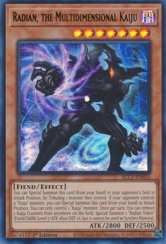 Radian, the Multidimensional Kaiju [BLC1-EN035] Ultra Rare | Nerdhalla Games