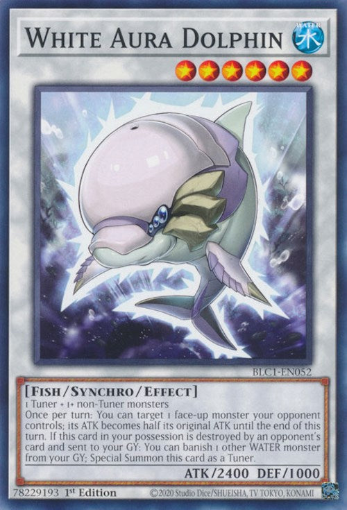 White Aura Dolphin [BLC1-EN052] Common | Nerdhalla Games