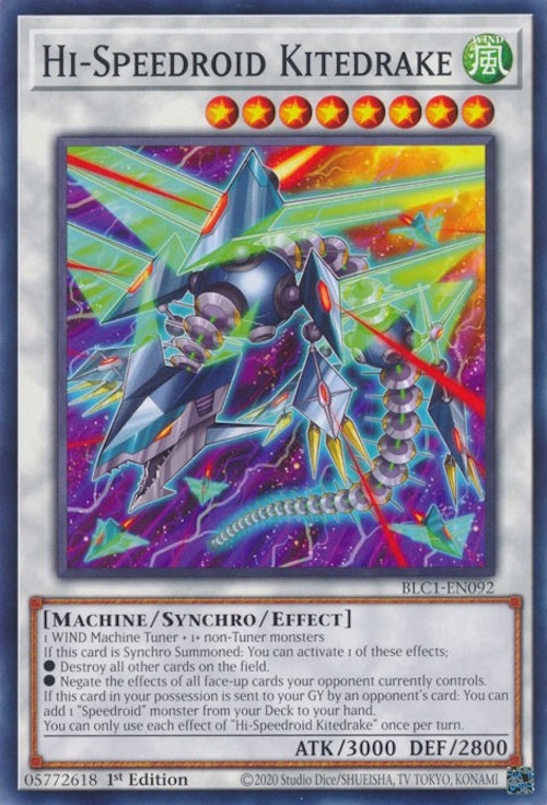 Hi-Speedroid Kitedrake [BLC1-EN092] Common | Nerdhalla Games