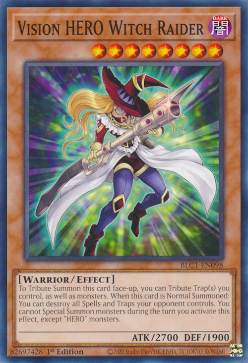 Vision HERO Witch Raider [BLC1-EN098] Common | Nerdhalla Games