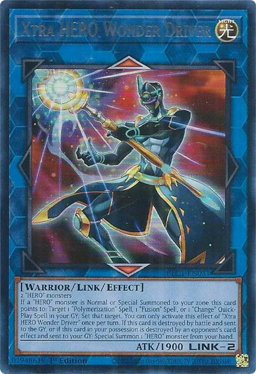 Xtra HERO Wonder Driver (Silver) [BLC1-EN031] Ultra Rare | Nerdhalla Games