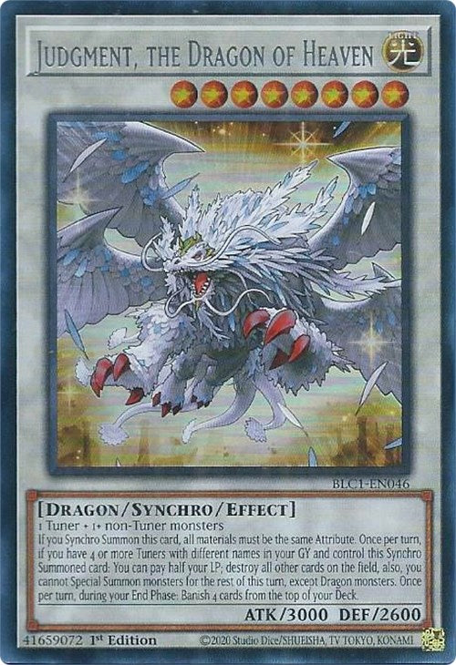 Judgment, the Dragon of Heaven (Silver) [BLC1-EN046] Ultra Rare | Nerdhalla Games