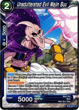 Unadulterated Evil Majin Buu [BT6-044] | Nerdhalla Games