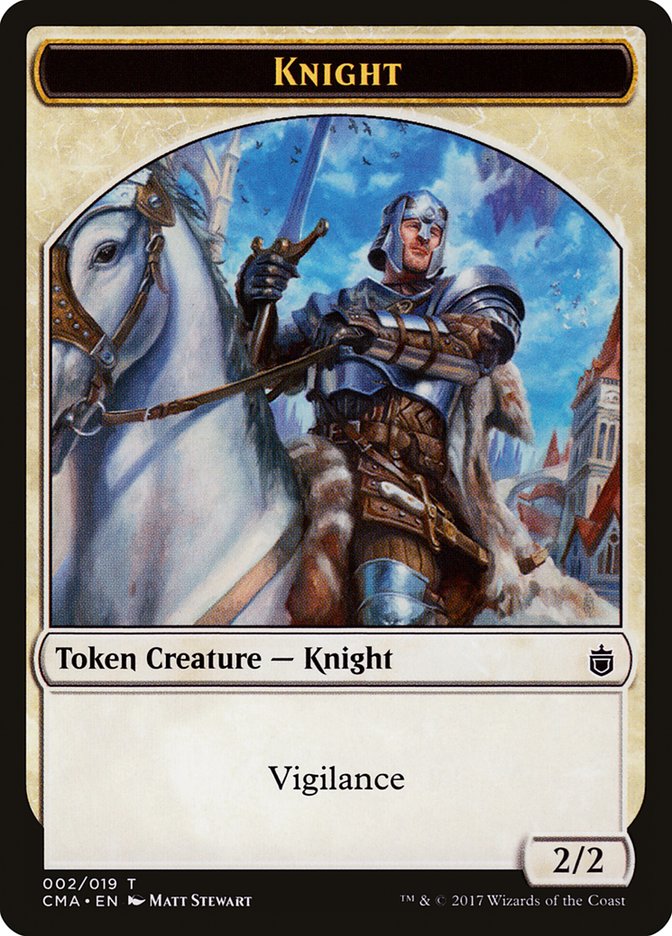 Knight [Commander Anthology Tokens] | Nerdhalla Games