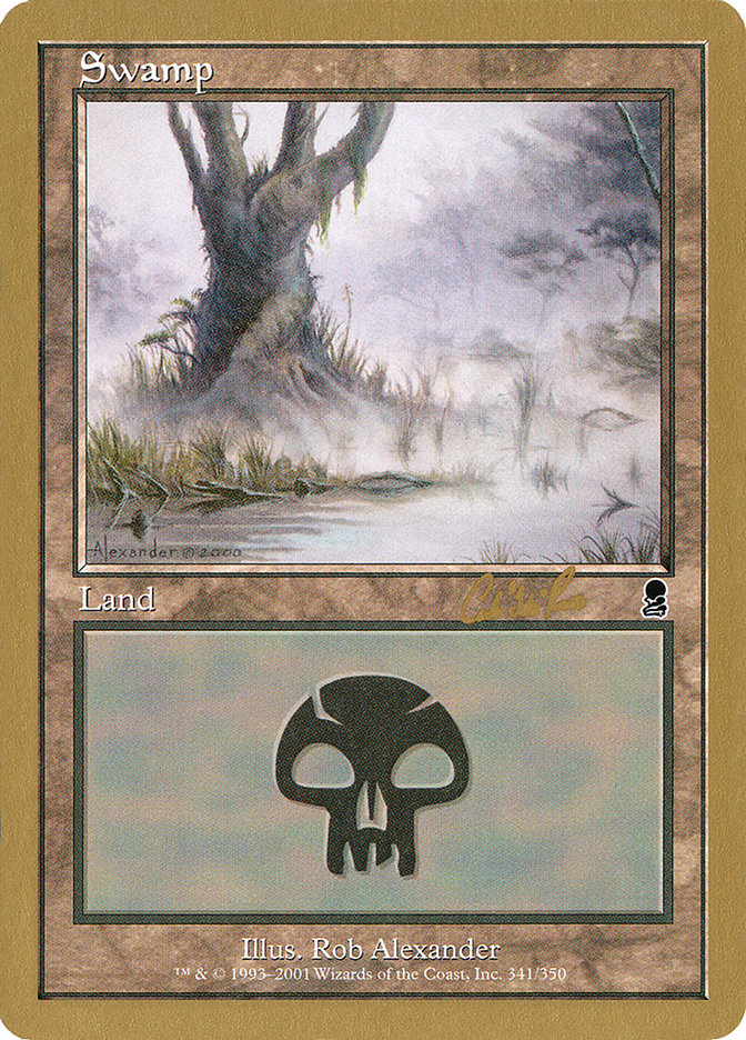 Swamp (cr341) (Carlos Romao) [World Championship Decks 2002] | Nerdhalla Games