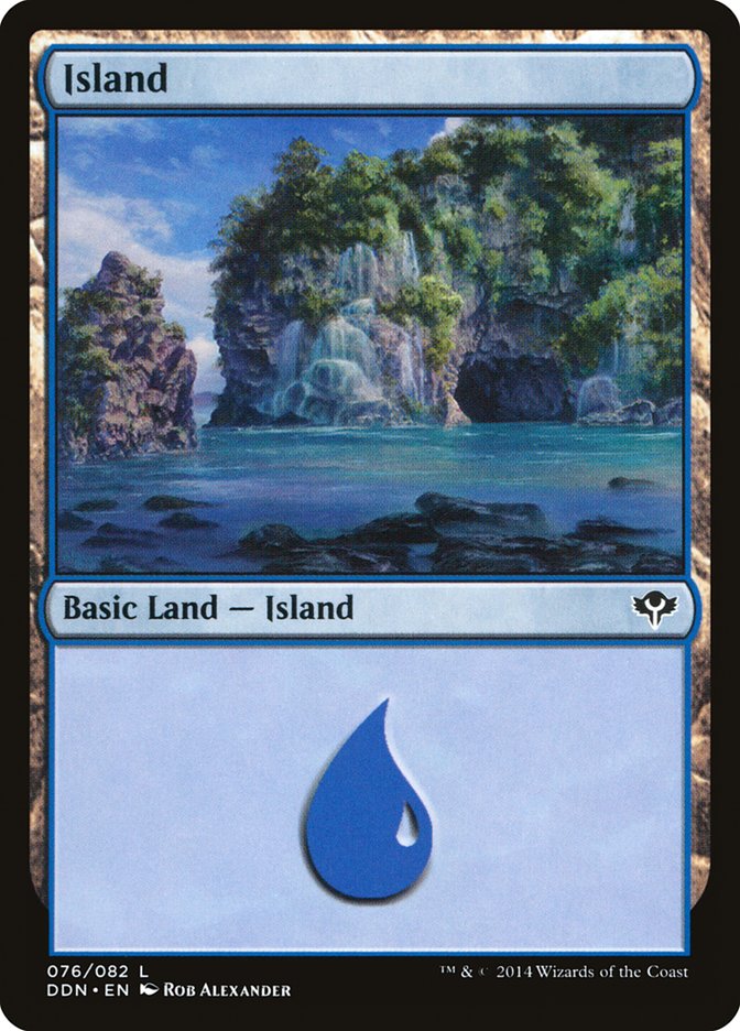 Island (76) [Duel Decks: Speed vs. Cunning] | Nerdhalla Games