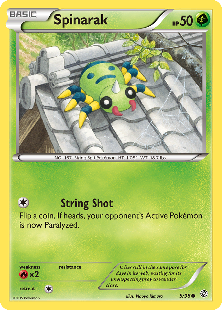 Spinarak (5/98) [XY: Ancient Origins] | Nerdhalla Games