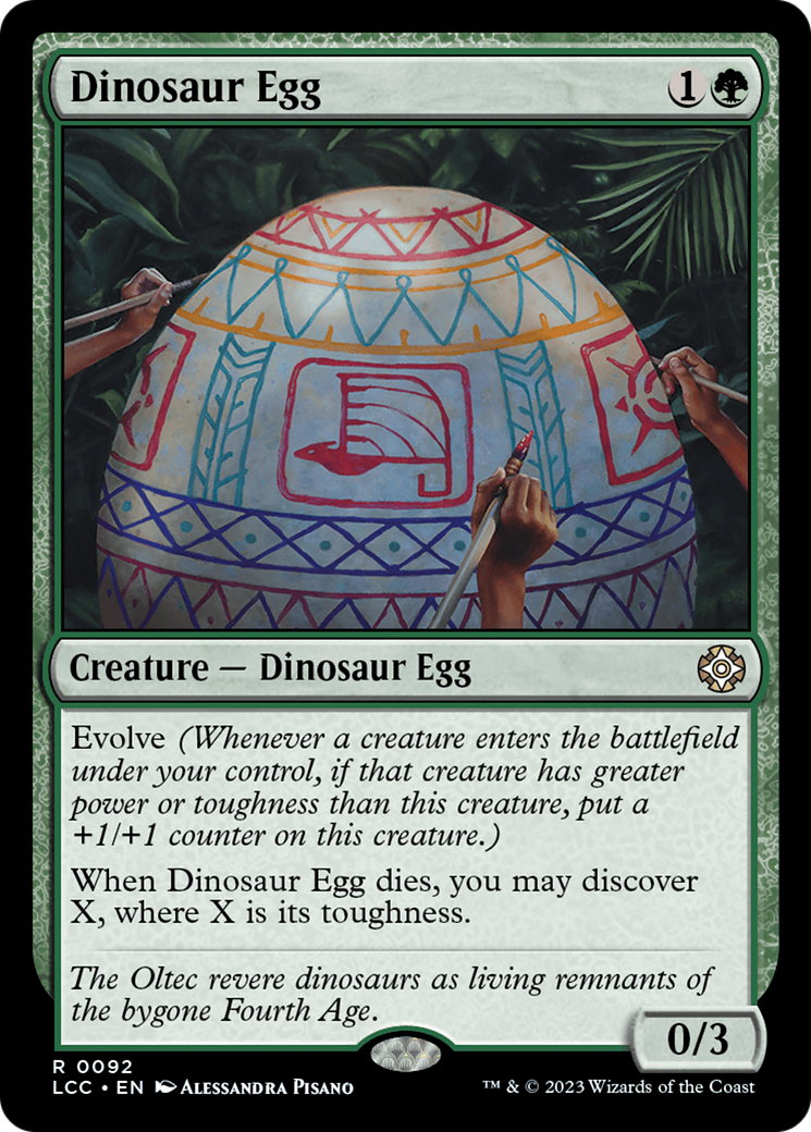 Dinosaur Egg [The Lost Caverns of Ixalan Commander] | Nerdhalla Games