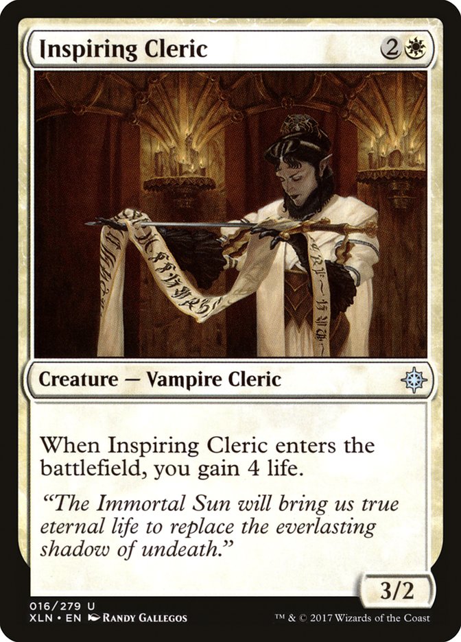 Inspiring Cleric [Ixalan] | Nerdhalla Games