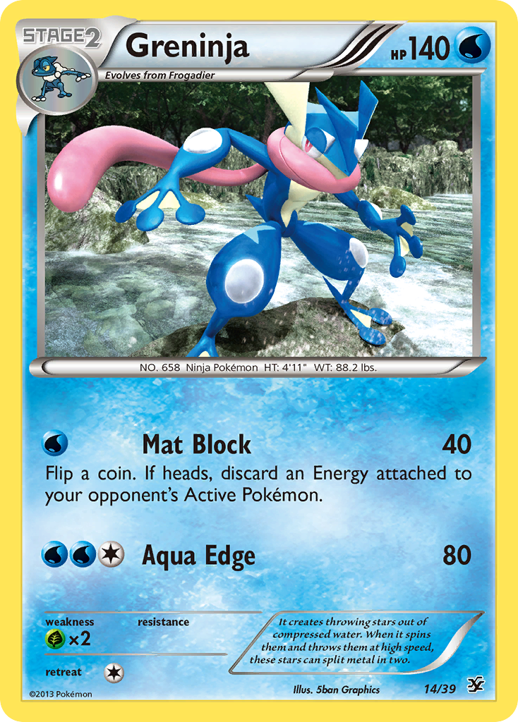 Greninja (14/39) [XY: Kalos Starter Set] | Nerdhalla Games