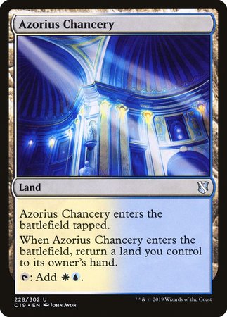 Azorius Chancery [Commander 2019] | Nerdhalla Games