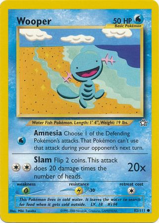 Wooper (82/111) [Neo Genesis Unlimited] | Nerdhalla Games