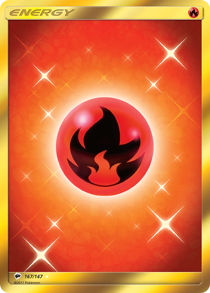 Fire Energy (167/147) [Sun & Moon: Burning Shadows] | Nerdhalla Games