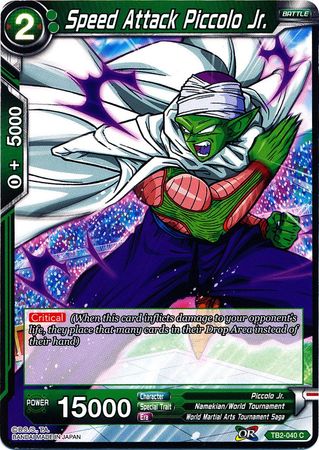 Speed Attack Piccolo Jr. [TB2-040] | Nerdhalla Games