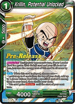 Krillin, Potential Unlocked (BT10-070) [Rise of the Unison Warrior Prerelease Promos] | Nerdhalla Games