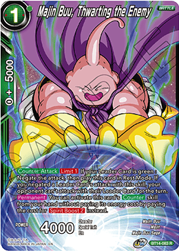 Majin Buu, Thwarting the Enemy (BT14-083) [Cross Spirits] | Nerdhalla Games