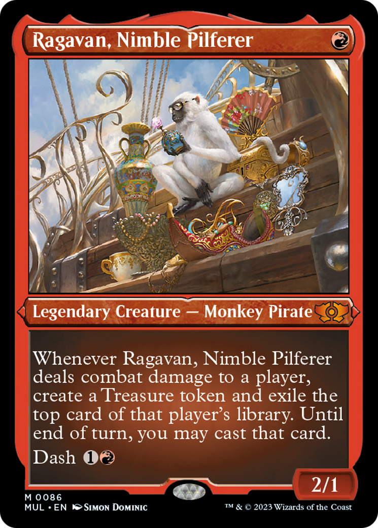 Ragavan, Nimble Pilferer (Foil Etched) [Multiverse Legends] | Nerdhalla Games