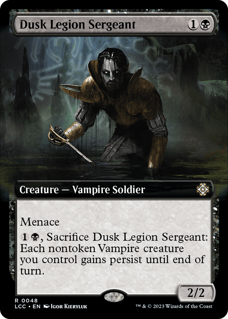 Dusk Legion Sergeant (Extended Art) [The Lost Caverns of Ixalan Commander] | Nerdhalla Games