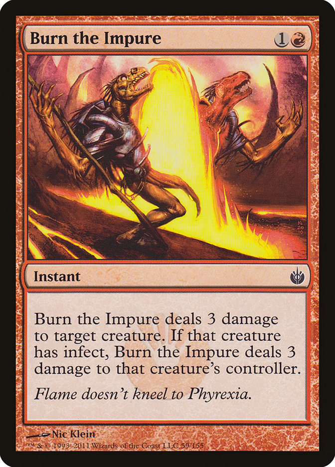 Burn the Impure [Mirrodin Besieged] | Nerdhalla Games