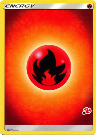 Fire Energy (Charizard Stamp #11) [Battle Academy 2020] | Nerdhalla Games