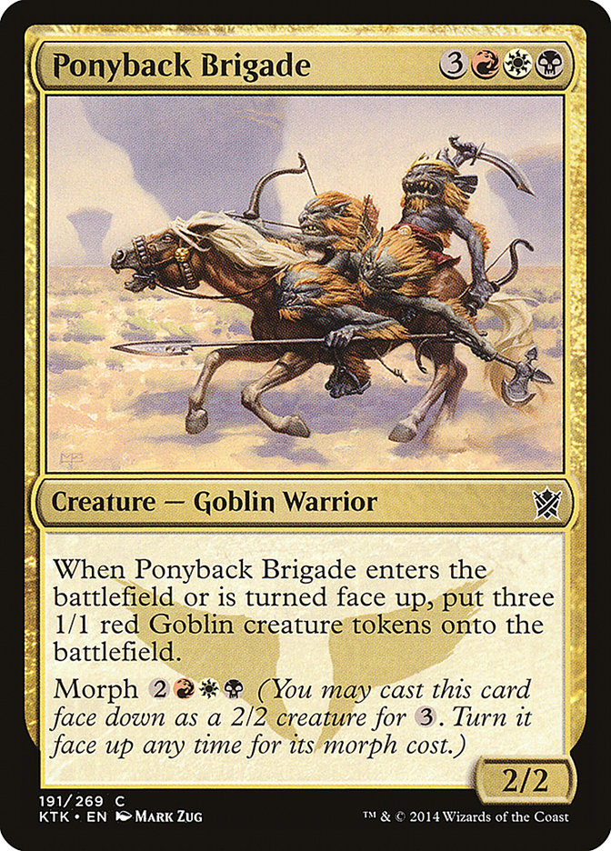 Ponyback Brigade [Khans of Tarkir] | Nerdhalla Games