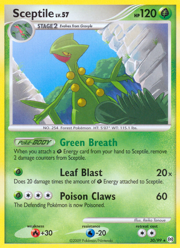 Sceptile (30/99) [Platinum: Arceus] | Nerdhalla Games